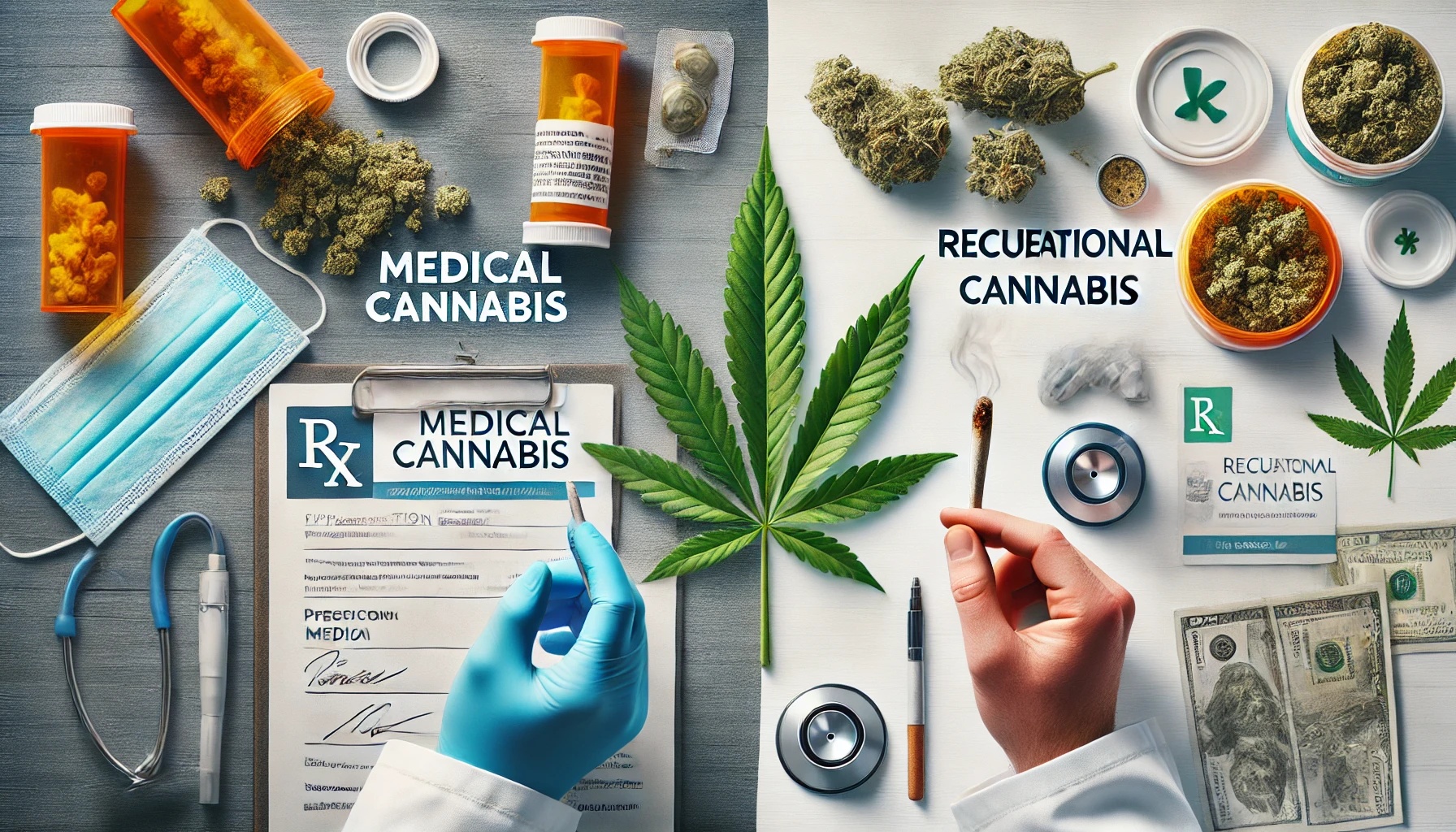 Die Unterschiede zwischen medizinischem und freizeitlichem Cannabis